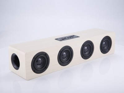 HS-B23 Fashion White Maple Wood  Bluetooth Speaker